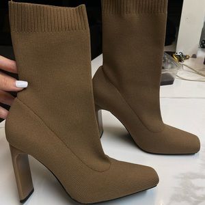 Zara socks boots shoes